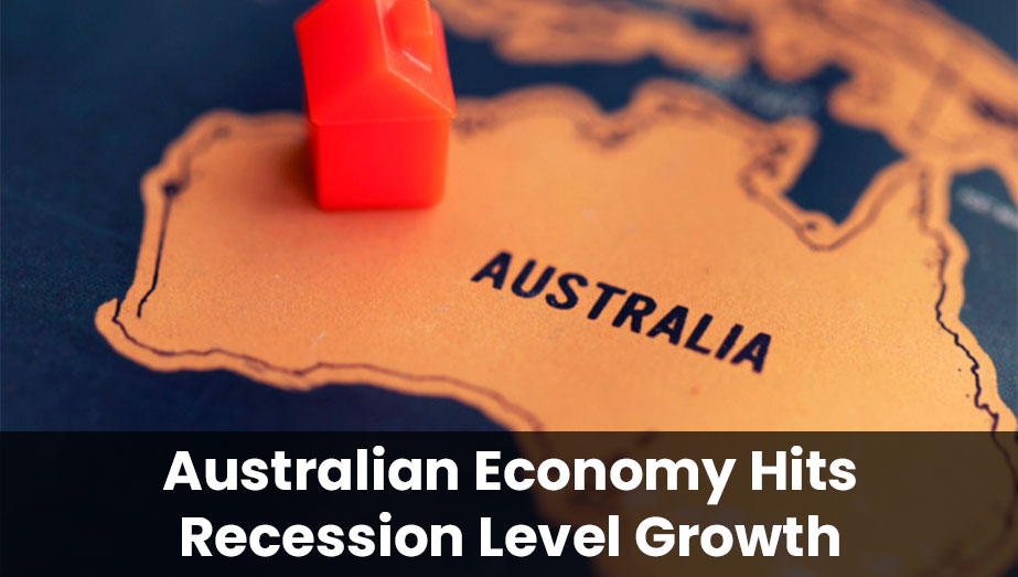 Australian Economy Hits Recession Level Growth